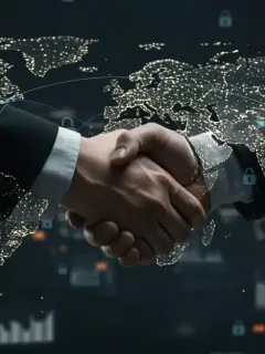Global collaboration against transnational crime with digital overlays
