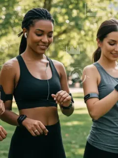 US users tracking health metrics with modern wearable technology in 2025.