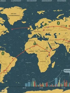 Global trade map showing tariffs and agreements impacting US consumers by December 2026