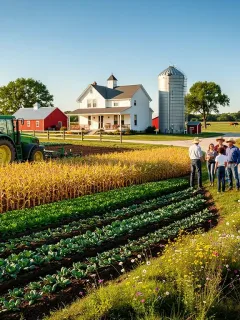 Agricultural landscape symbolizing the 2026 Farm Bill's impact on farming and food