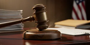 Gavel on sound block symbolizing legal challenges to executive orders in 2026