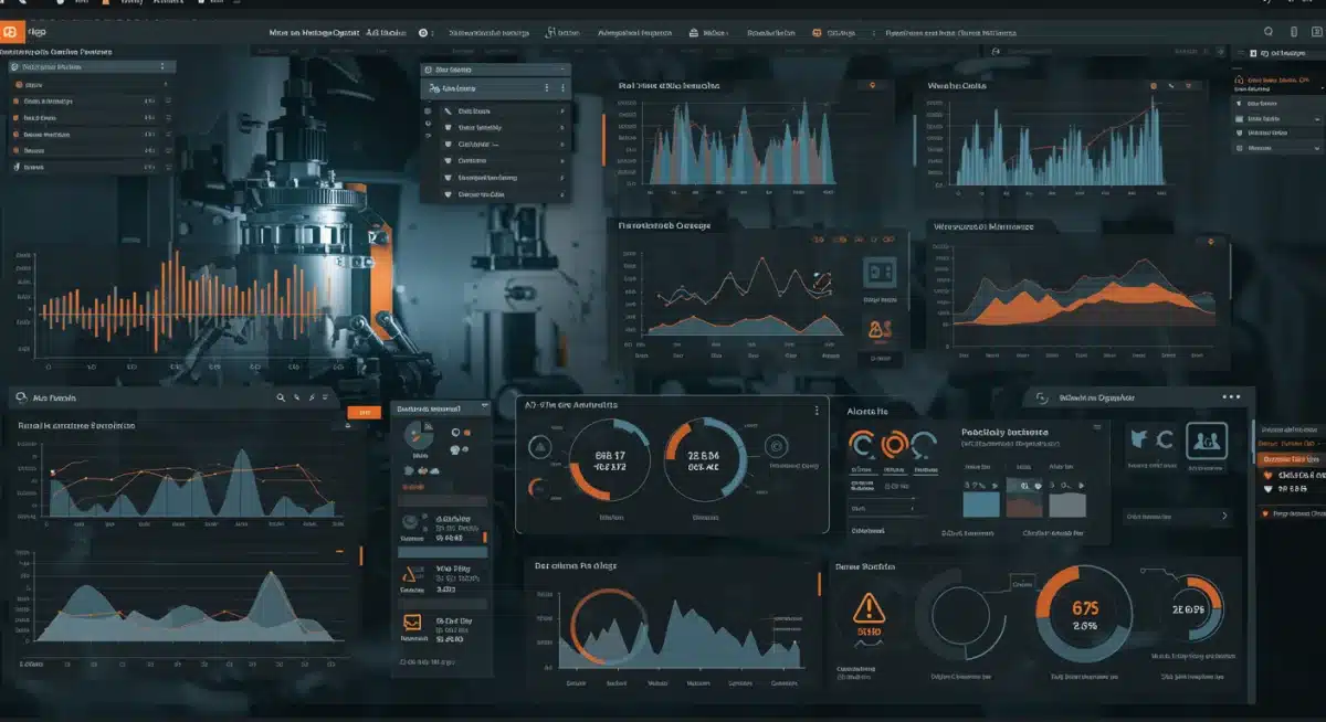 AI-powered data analytics dashboard for factory optimization