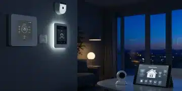 Integrated smart home ecosystem with thermostat, lighting, and security camera