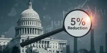 Complex financial graph showing national debt impact on future earnings, with US Capitol in background.
