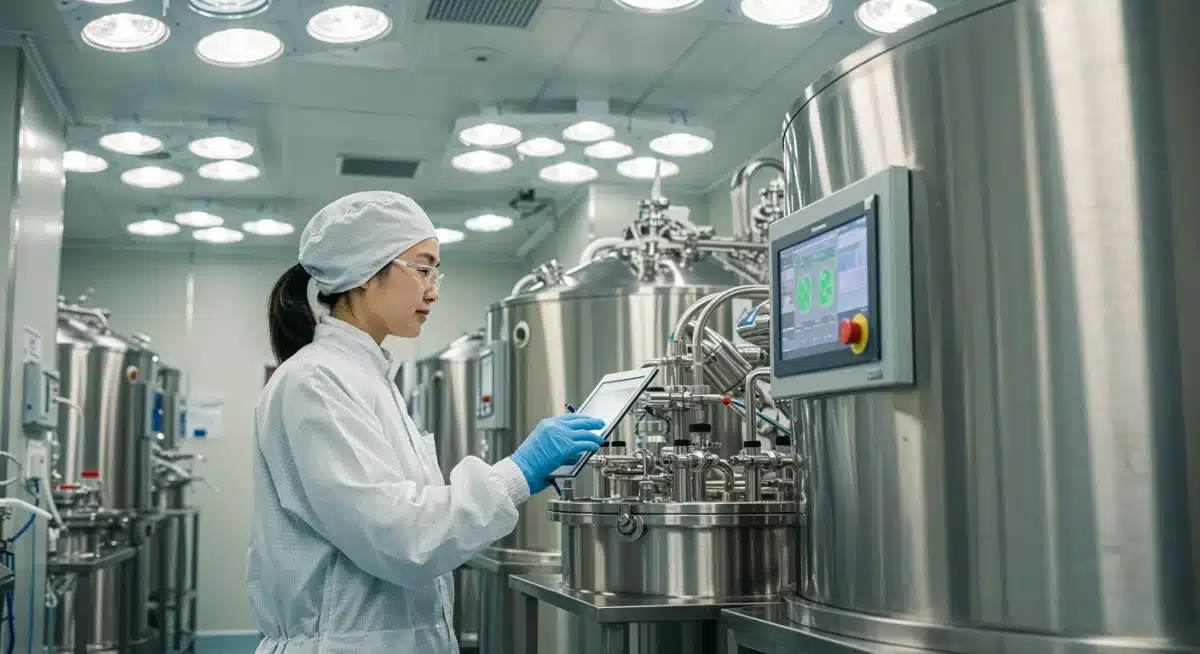 Scientist working on regenerative medicine in a lab