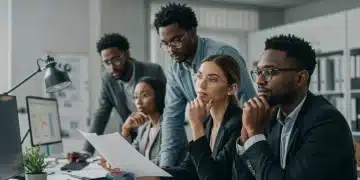 Small business owners reviewing 2025 federal regulations documents