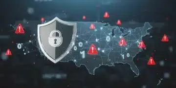 Digital shield protecting US data network from cyber threats