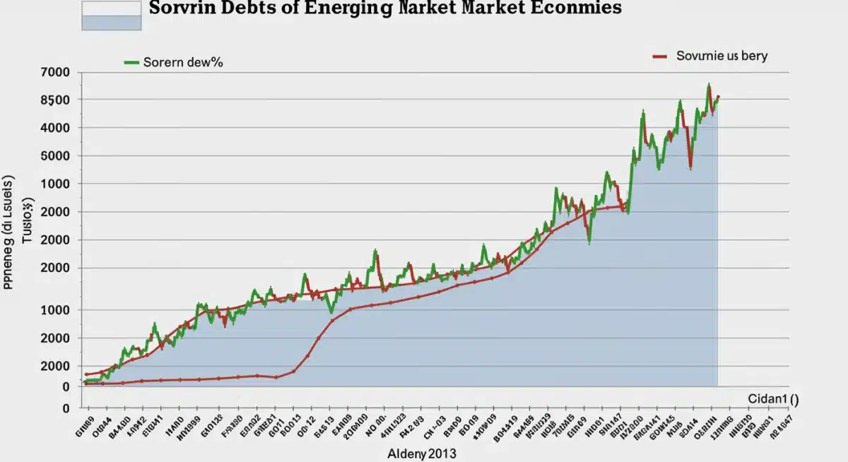 Chart of emerging market sovereign debt trends and economic growth