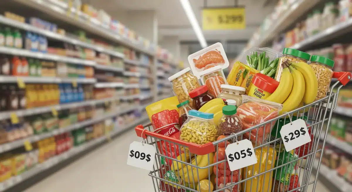 Rising food prices and grocery inflation affecting U.S. families