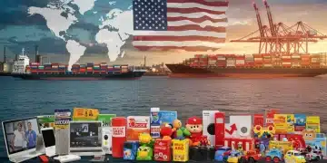 Disrupted global supply chain impacting U.S. consumer goods availability due to China's economic slowdown.