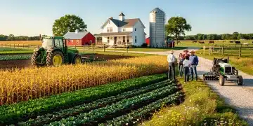 Agricultural landscape symbolizing the 2026 Farm Bill's impact on farming and food