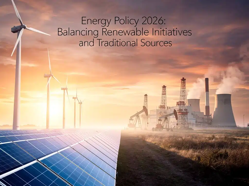 Energy Policy 2026: Balancing Renewables & Traditional Sources