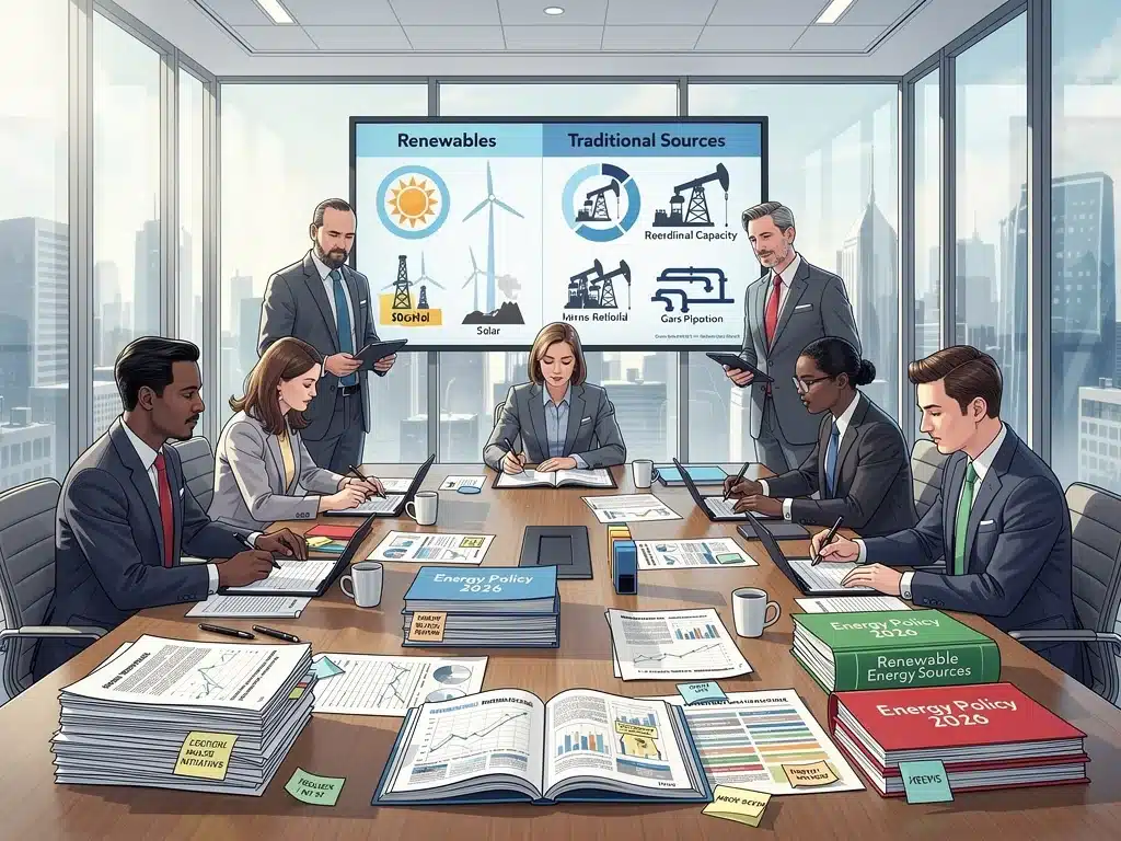 Policymakers reviewing energy legislation for 2026.