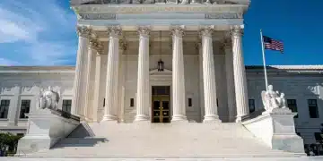 Supreme Court building exterior, neoclassical architecture, Washington D.C.